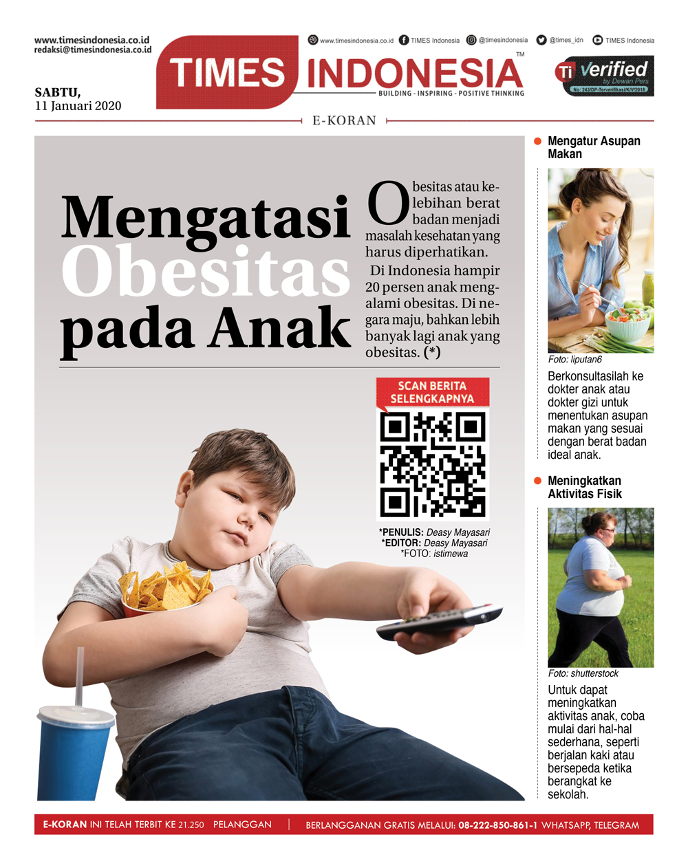 Cara Mencegah Dan Mengatasi Obesitas Pada Anak